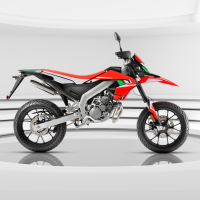 Aprilia SX 125 Supermoto Motorcycle Sticker Design | 2021